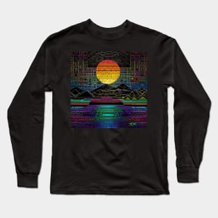 Psychedelic Apocalypse Eclipse Dreams 196 Long Sleeve T-Shirt